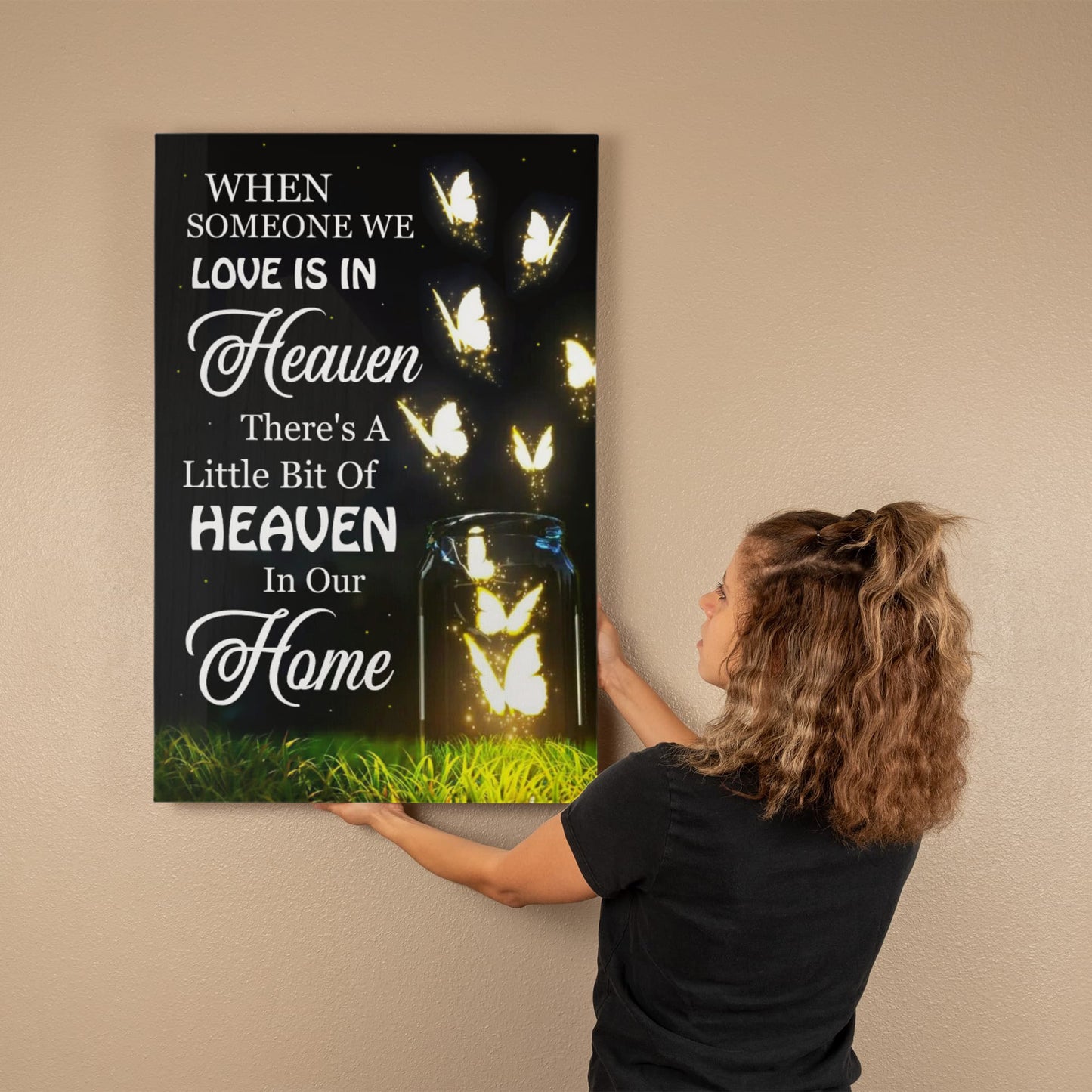 Wall Art - Memorial Wall Canvas for Loss of Loved One
