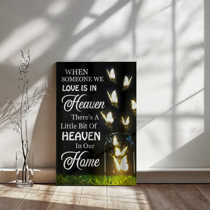 Wall Art - Memorial Wall Canvas for Loss of Loved One