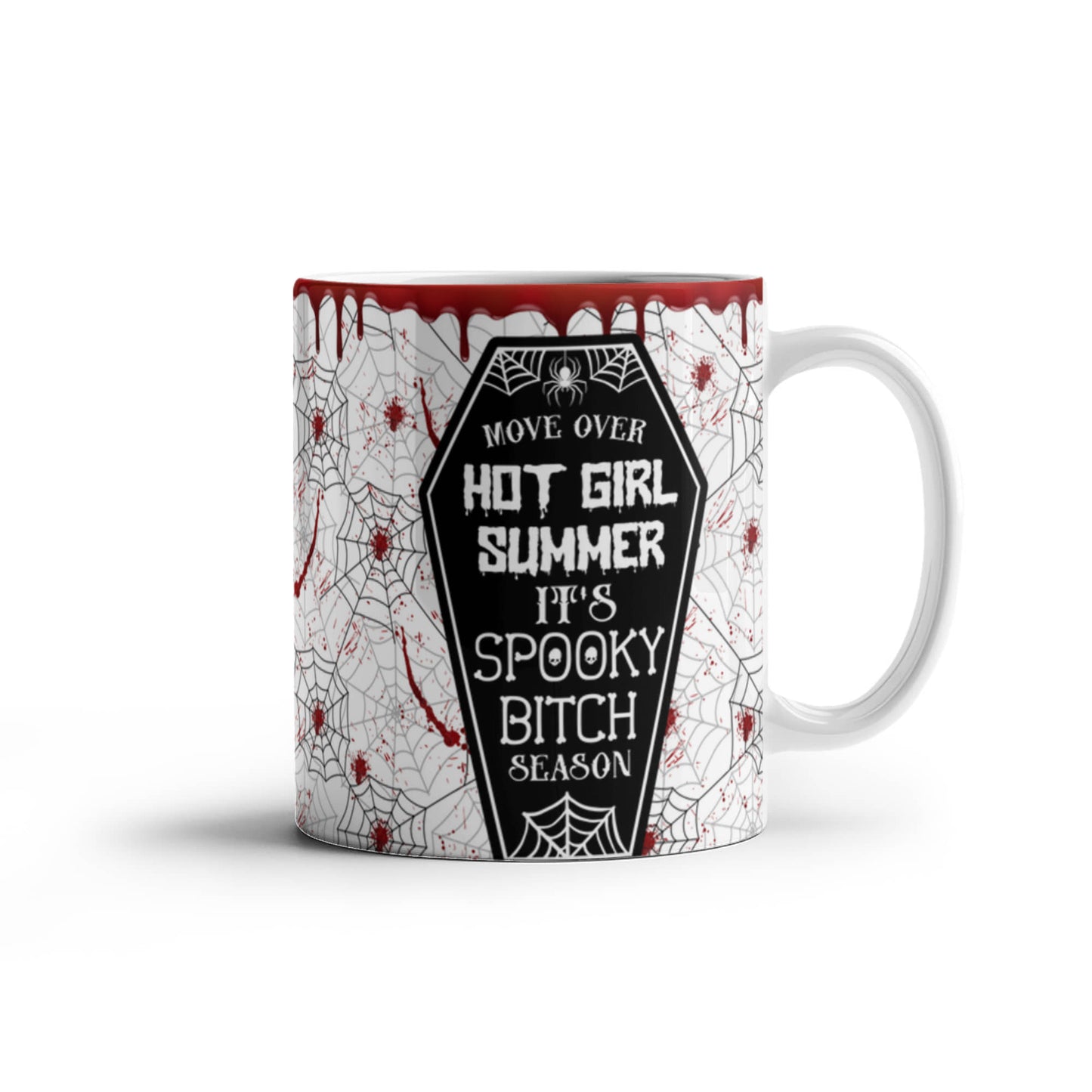 Personalized “Spooky Bitch Season” Halloween Mug – Custom Name