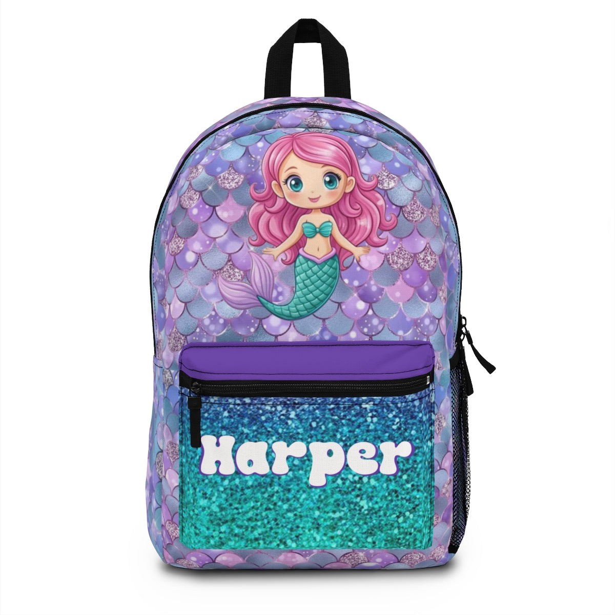 Personalized Name with Ballerina, Dinosaur, Firetruck, Mermaid, Sports, Space Backpack !