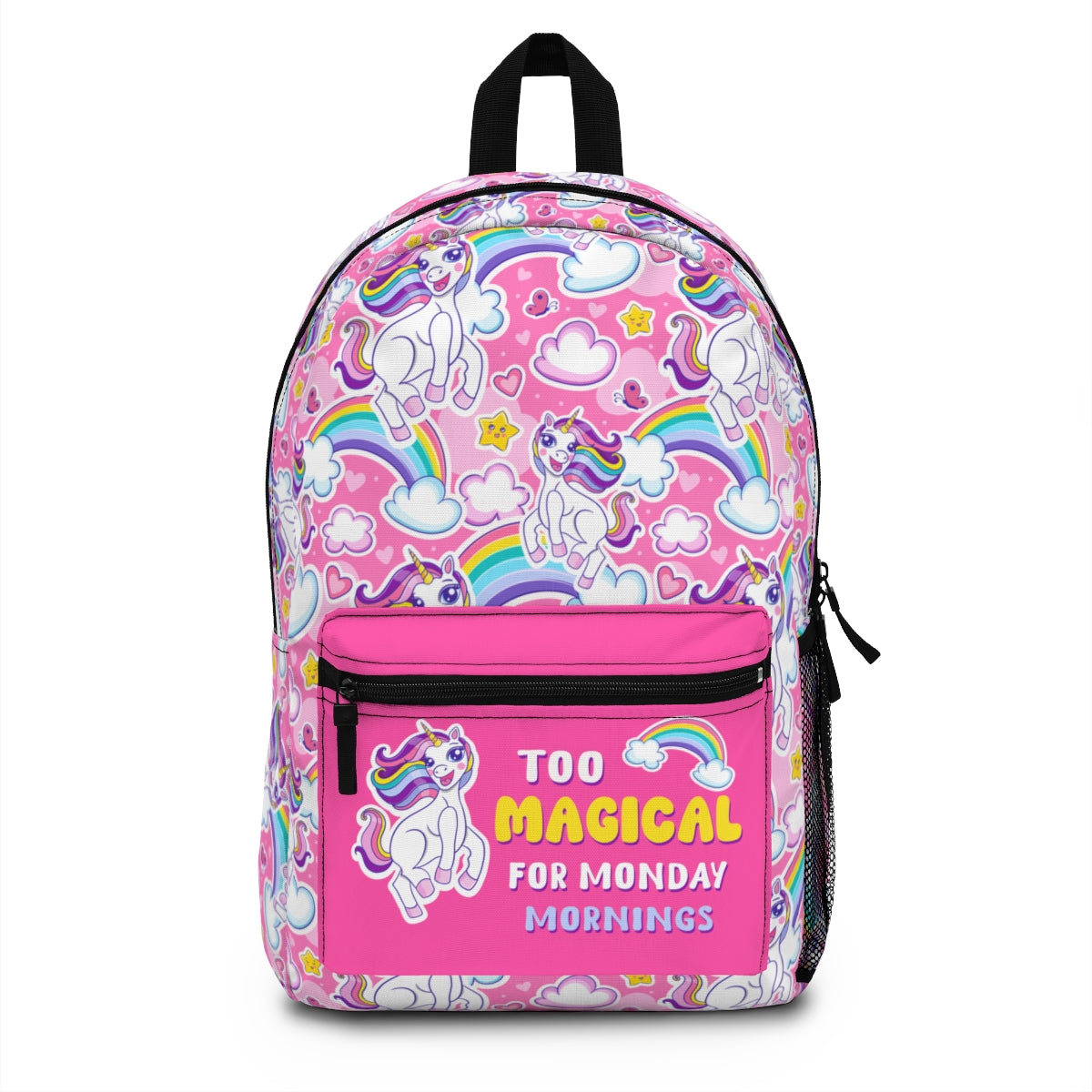 Too Magical for Mondays – Girls’ Unicorn & Rainbow Backpack