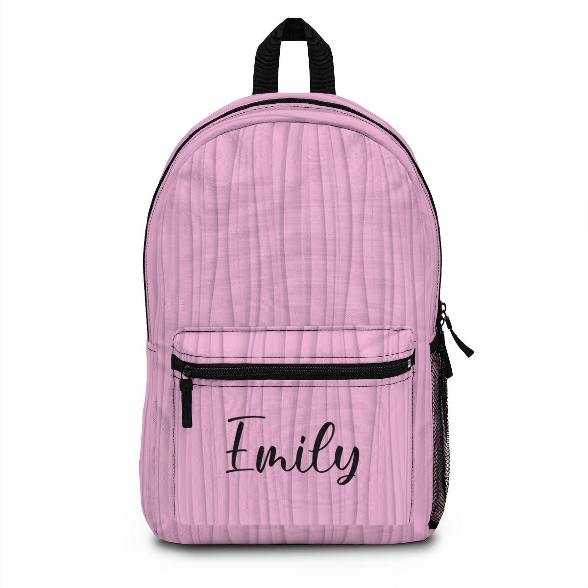 Custom Name Backpack – Personalized Light Blue Kids School Bag