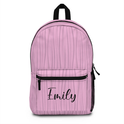 Custom Name Backpack – Personalized Light Blue Kids School Bag