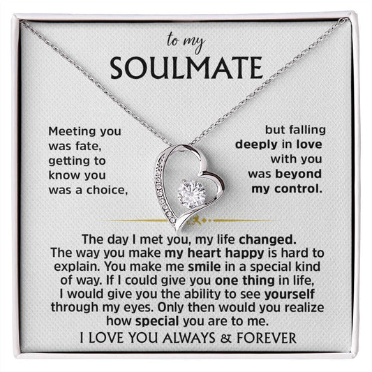 Forever Love Heart Necklace | To My SoulMate |