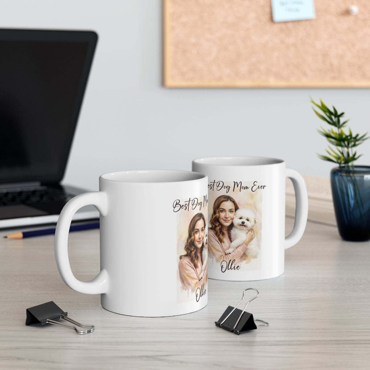 Personalized Dog Mom Mug, Custom Photo Gift, Best Dog Mom Ever Mug, Dog Lover Present, Gift for Her, Custom Name Mug, Pet Owner Gift