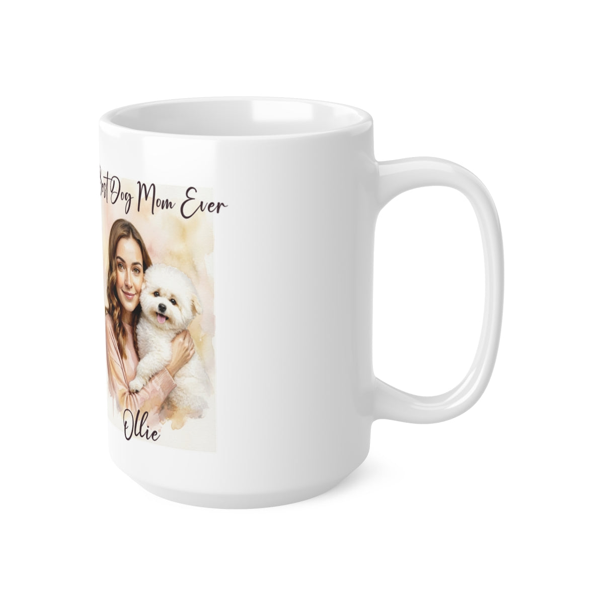 Personalized Dog Mom Mug, Custom Photo Gift, Best Dog Mom Ever Mug, Dog Lover Present, Gift for Her, Custom Name Mug, Pet Owner Gift
