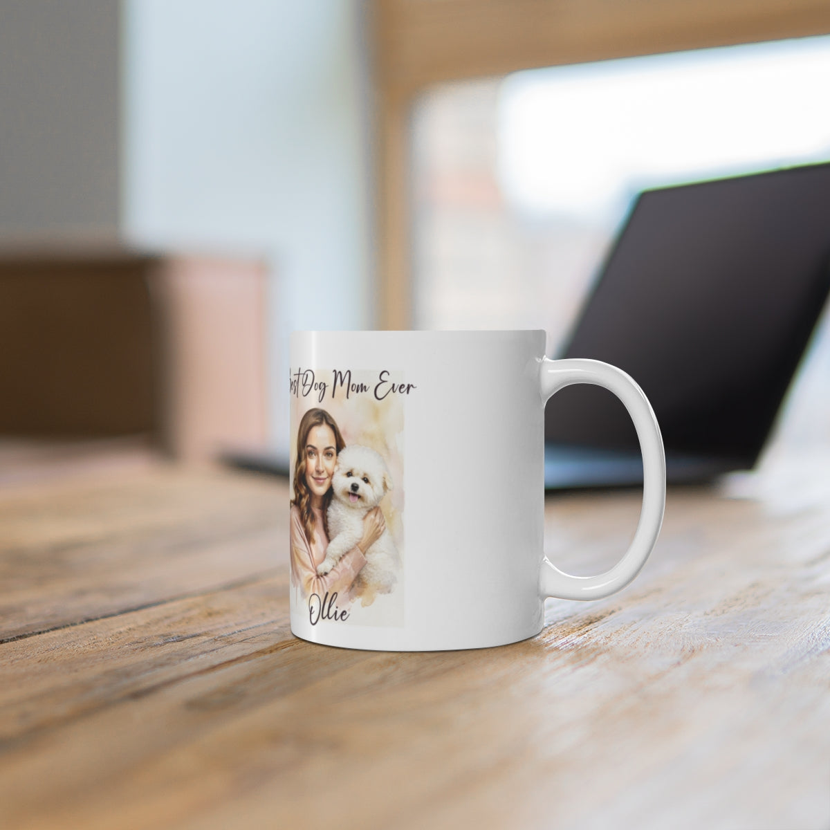 Personalized Dog Mom Mug, Custom Photo Gift, Best Dog Mom Ever Mug, Dog Lover Present, Gift for Her, Custom Name Mug, Pet Owner Gift