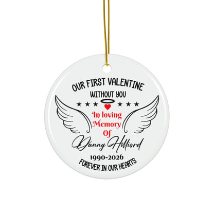 In Memory Of Ornament – Personalized Memorial Keepsake Ornament