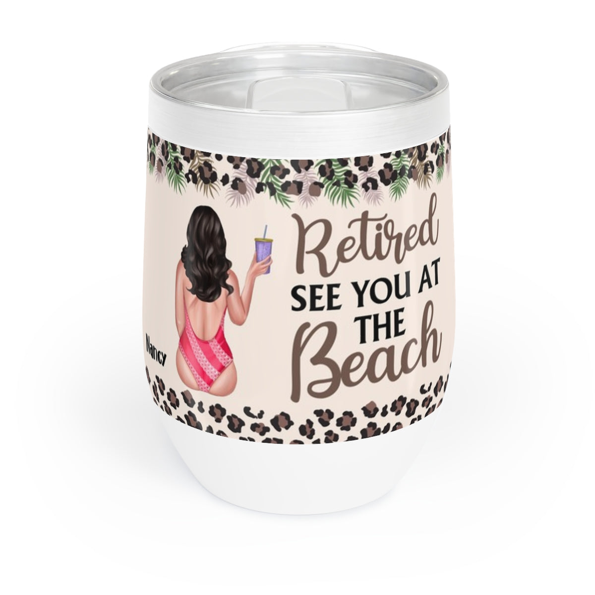 See You at the Beach Chill Wine Tumbler