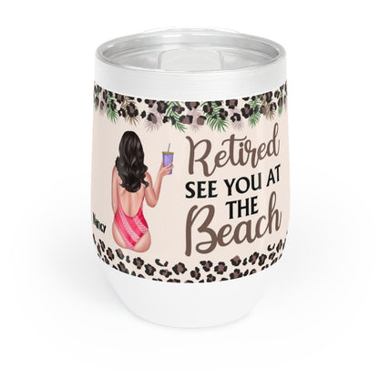 See You at the Beach Chill Wine Tumbler