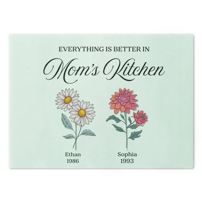 Personalized Mom’s Kitchen Acrylic Plaque
