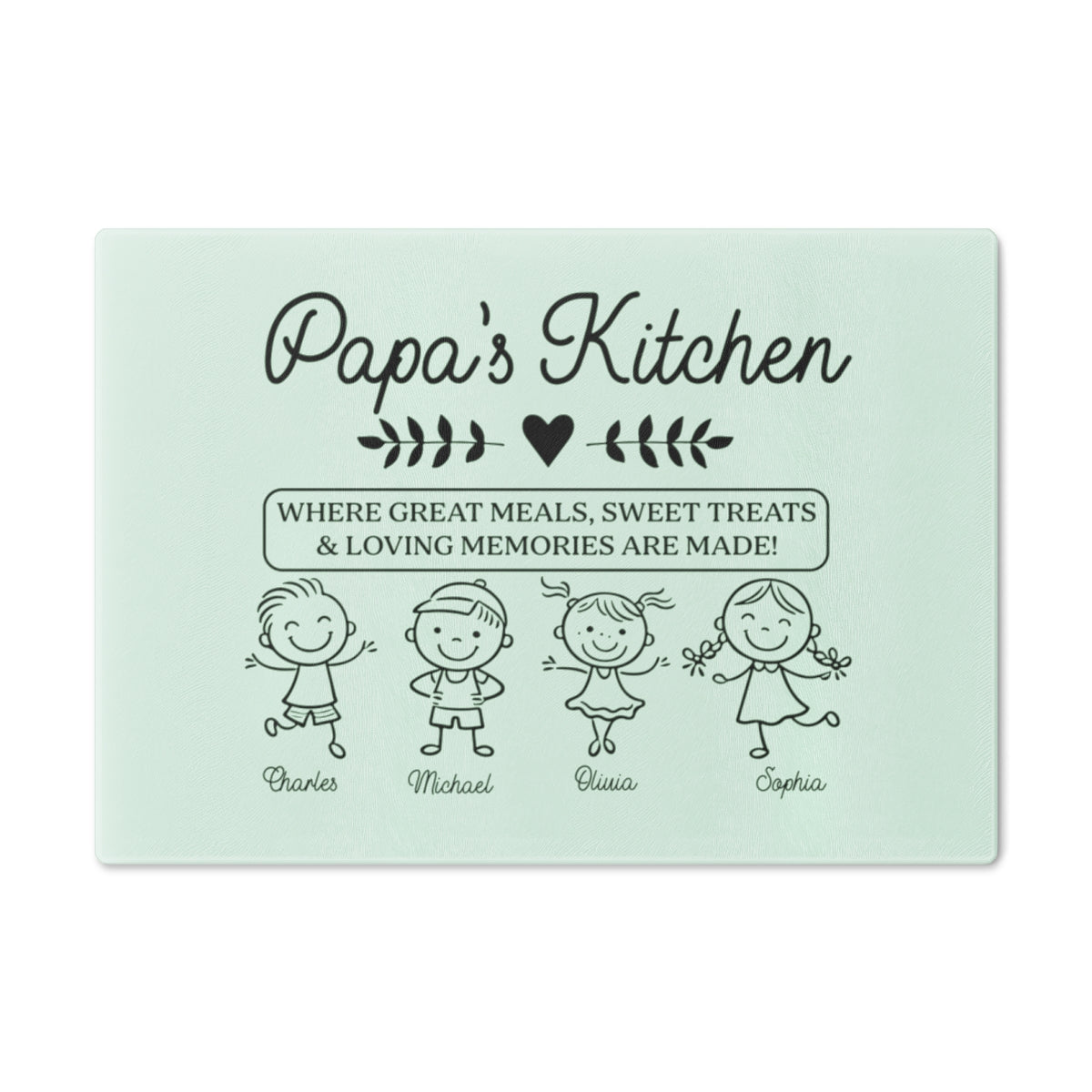 Personalized Dad Kitchen Decor