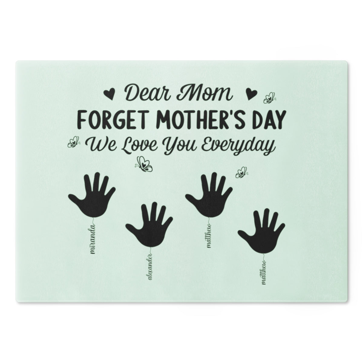 Custom Kids Name Gift for Mom
