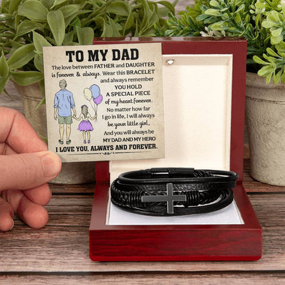 Love You Forever Bracelet – Father’s Day Gift with Sentimental Card