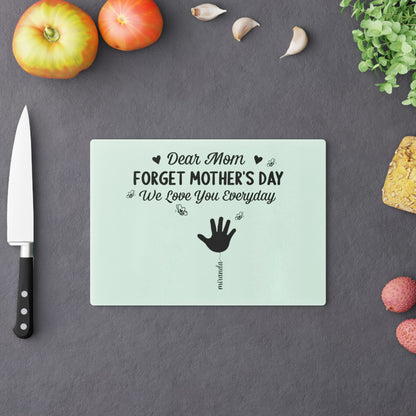 Personalized Forget Mother’s Day Acrylic Plaque – Custom Kids Names Gift for Mom, We Love You Everyday Sign