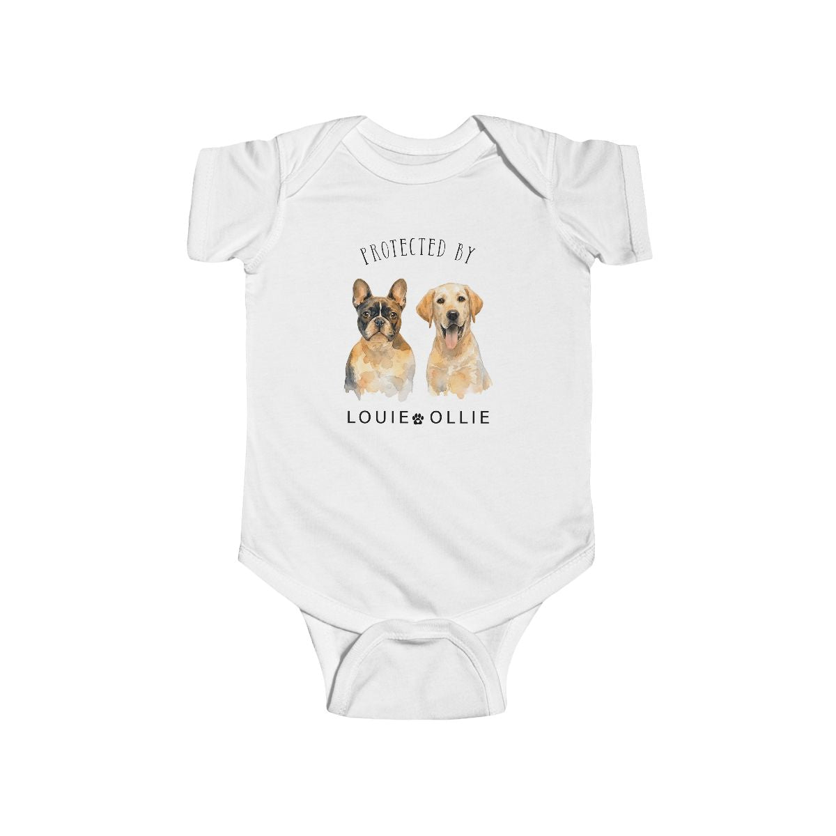 Personalized Baby Bodysuit with Pet Image, Custom Baby Onesie, Cute Newborn Gift, Animal Lover Infant Clothes, Unique Baby Romper
