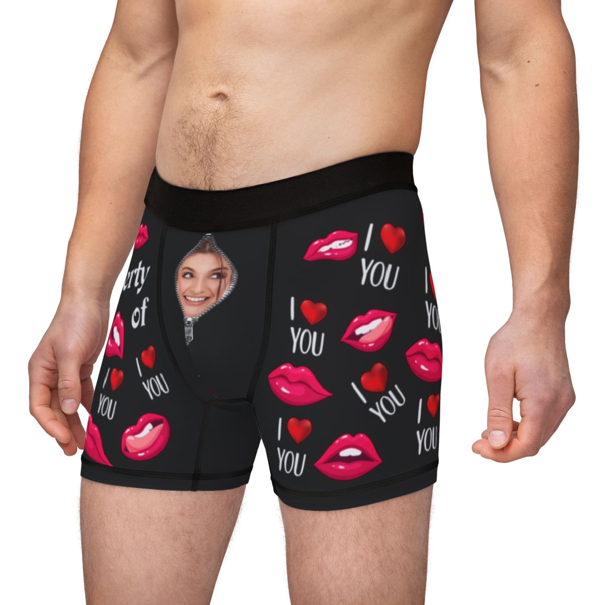 Novelty men’s underwear with picture print