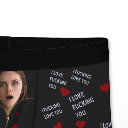 Personalized men’s boxer shorts with photo