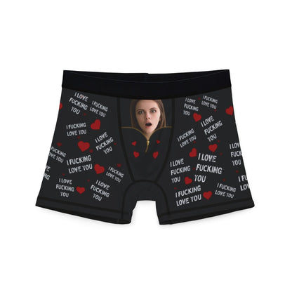 Custom boxer shorts gift from girlfriend