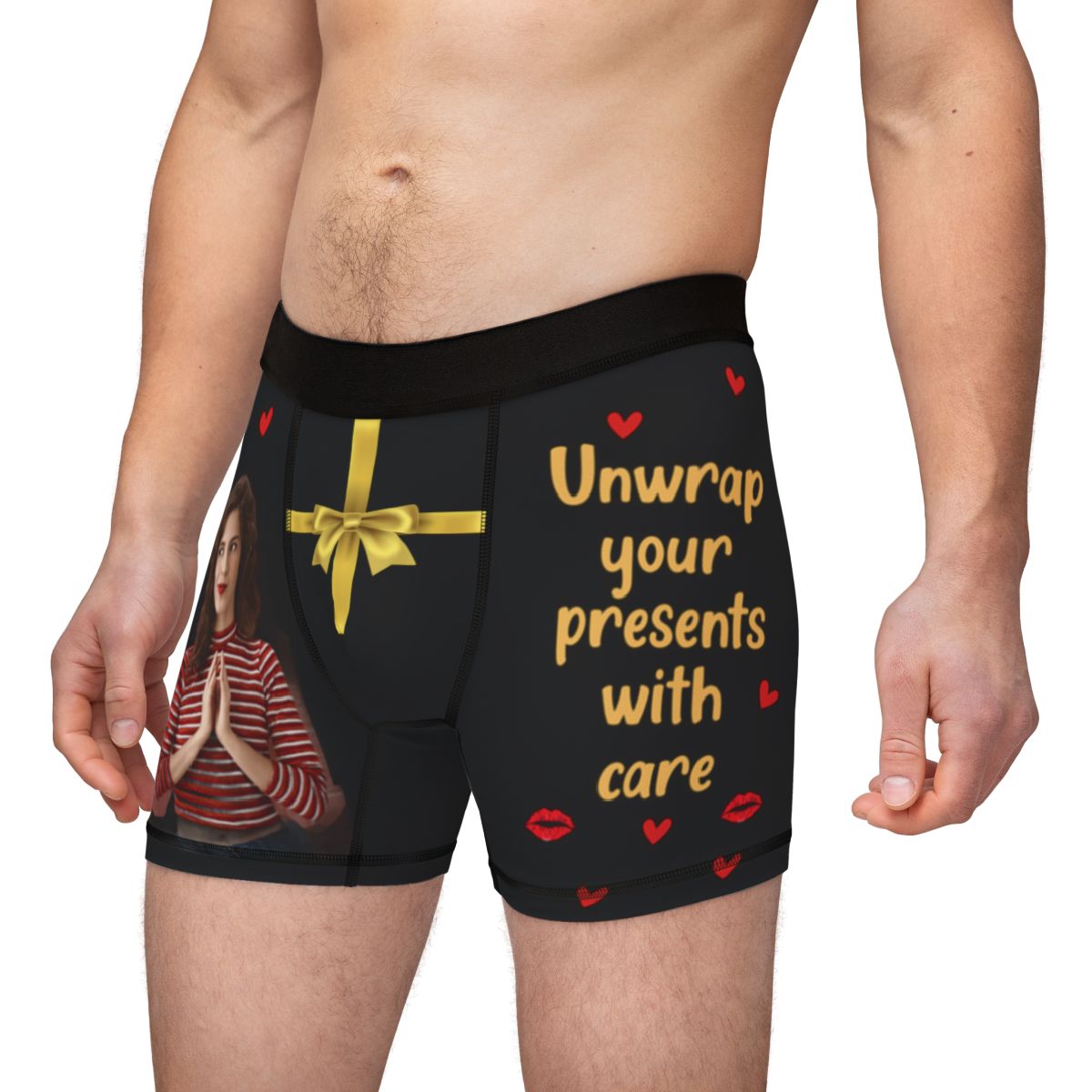 Personalized men’s boxer shorts with photo