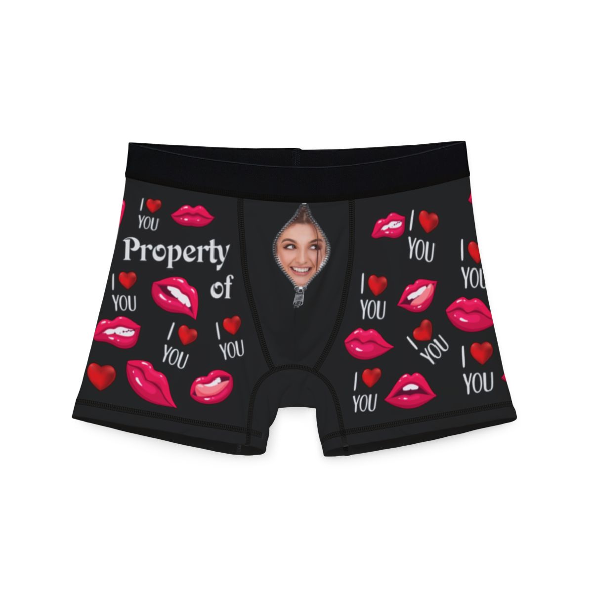 Custom boxer shorts gift from girlfriend