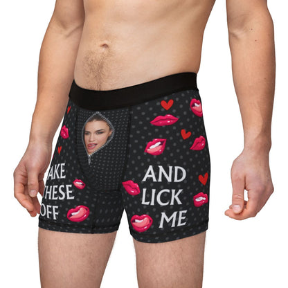 Custom photo underwear gift for him