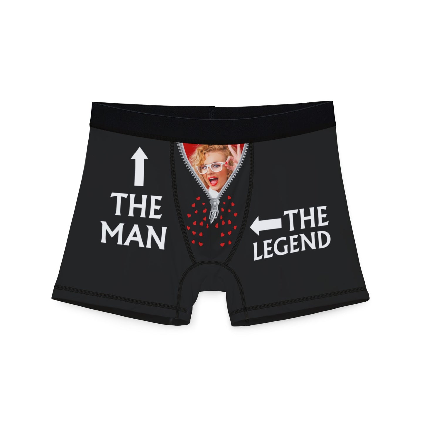 Custom Boxer Briefs – Personalized Photo Men’s Underwear Funny Gift for Him