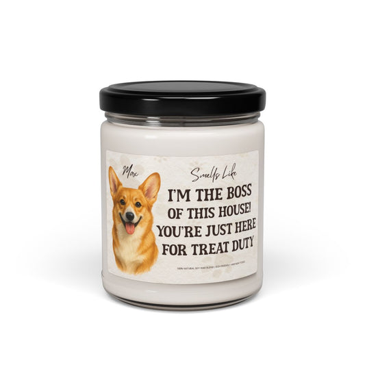 Personalized Scented Soy Candle, 9oz - Eco-Friendly Gift